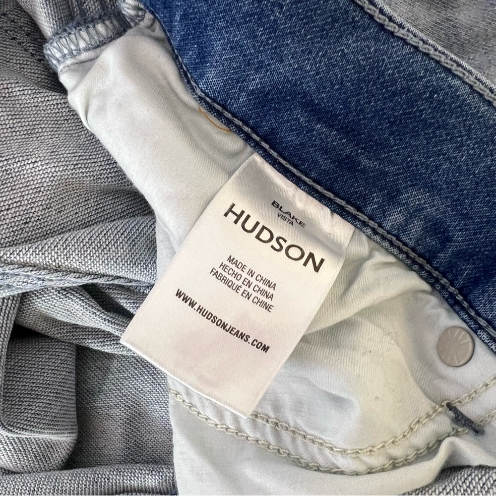 Hudson Jeans Light Blue Straight Fit denim western light wash - Picture 8 of 8